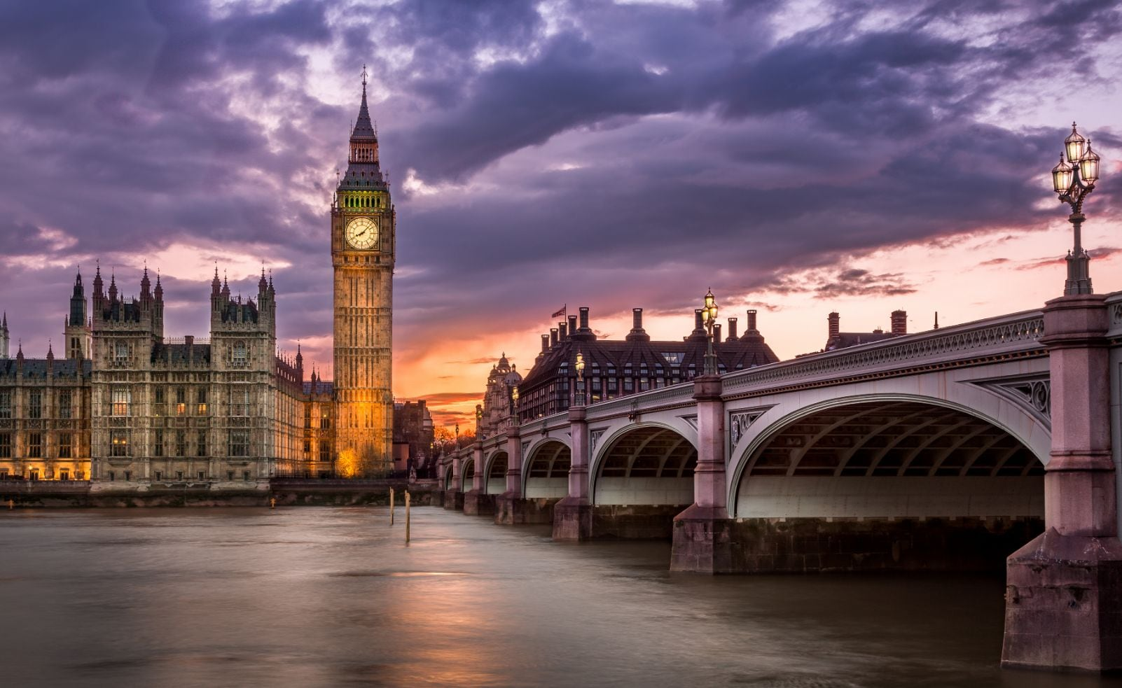Westminster and Big Ben in London, United Kingdom